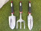 Garden Tool Set  3 Piece ( Trowel, Cultivator & Transplanting Trowel)