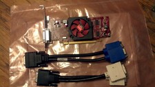 AMD Firepro 2270 512MB DMS-59 PCI-e Video Card  JCPR7 With DVI  VGA Cables