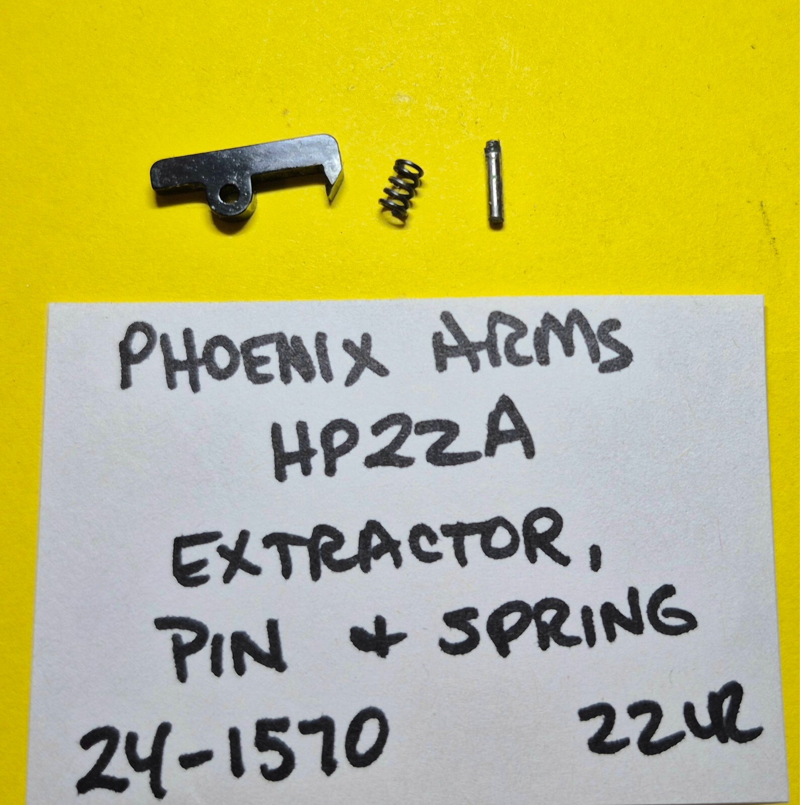 Phoenix Arms HP22A 22LR Extractor with Pin and Spring #24-1570