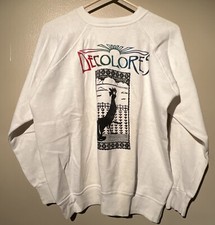 Vintage Champion Decolores Crew Neck Sweatshirt Size Large Made in USA 70s 80s