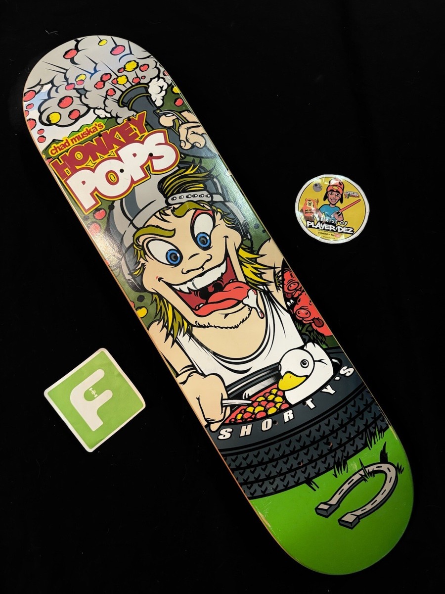SUPER RARE Chad Muska Honkey Pops Cereal Shorty's OG Skateboard