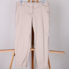 GAP Slim Cropped Stretch Khaki Casual Dress Pants Womens 12