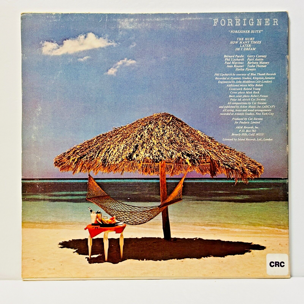 Vinyl Cat Stevens LP Foreigner 1973 VG+/VG+ | eBay