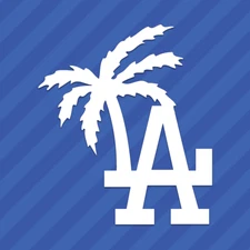Los Angeles Dodgers LA Palm Tree California Vinyl Decal Sticker