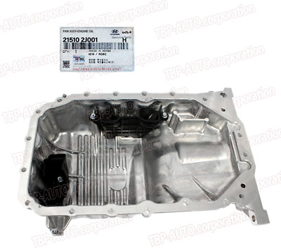GENUINE   2.0L Engine Oil Pan Assembly For 21-23 Elantra 22-23 KONA 215102J001