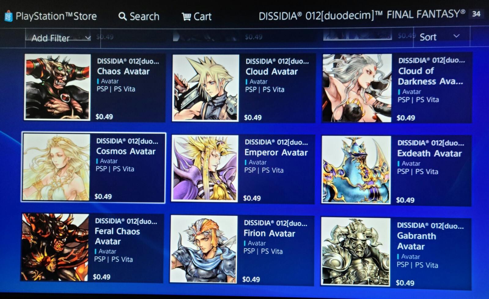 PSN Official Premium Avatar Service *REGION Specific* [Please Read Description]