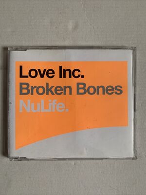 Love Inc. Broken Bones (CD, 2003) 3 TRK 828765231725