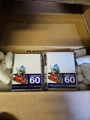 Player's Choice Yu-Gi-Oh! Card Sleeves - White (60-Pack)  New