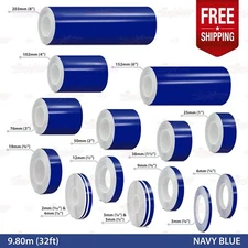 NAVY BLUE Roll PIN STRIPE Car Striping Line TAPE Decal Adhesive Vinyl Sticker