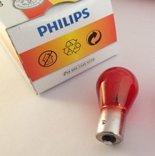 PHILIPS Glühlampe PR21W 12V 21W BAW15s rot 12088CP 12088 CP Kugellampe Lampe