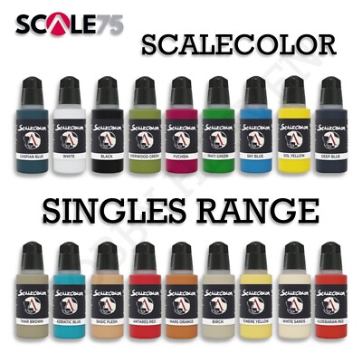 Maßstab 75 ScaleColor Vollsortiment (63 Farben) Singles kombinierter Versand 