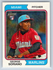 2023 Heritage High Number - George Soriano - Miami Marlins - SP - RC - #711