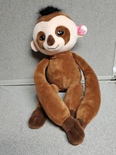 Fingerlings HUGS Interactive 2018 by WOWWEE Brown Plush Baby Sloth Kingsley