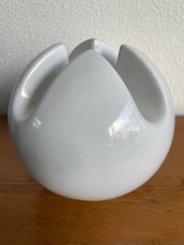 Vintage  dutch design Jan van der Vaart Oar Wurk Makkum White Porcelain sculptur