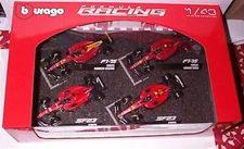 F1 Ferrari 4 car set F1-75 & SF-23 Leclerc & Sainz 2022 & 2023 Cars New in Box
