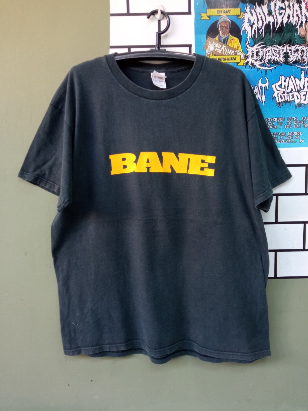 Vintage Band — Bane T Shirt Hardcore Punk Rock Album