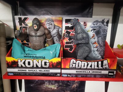 NEW Godzilla & King Kong 11 inch Action Figure Toy Lot X2 Godzilla (2004) KONG