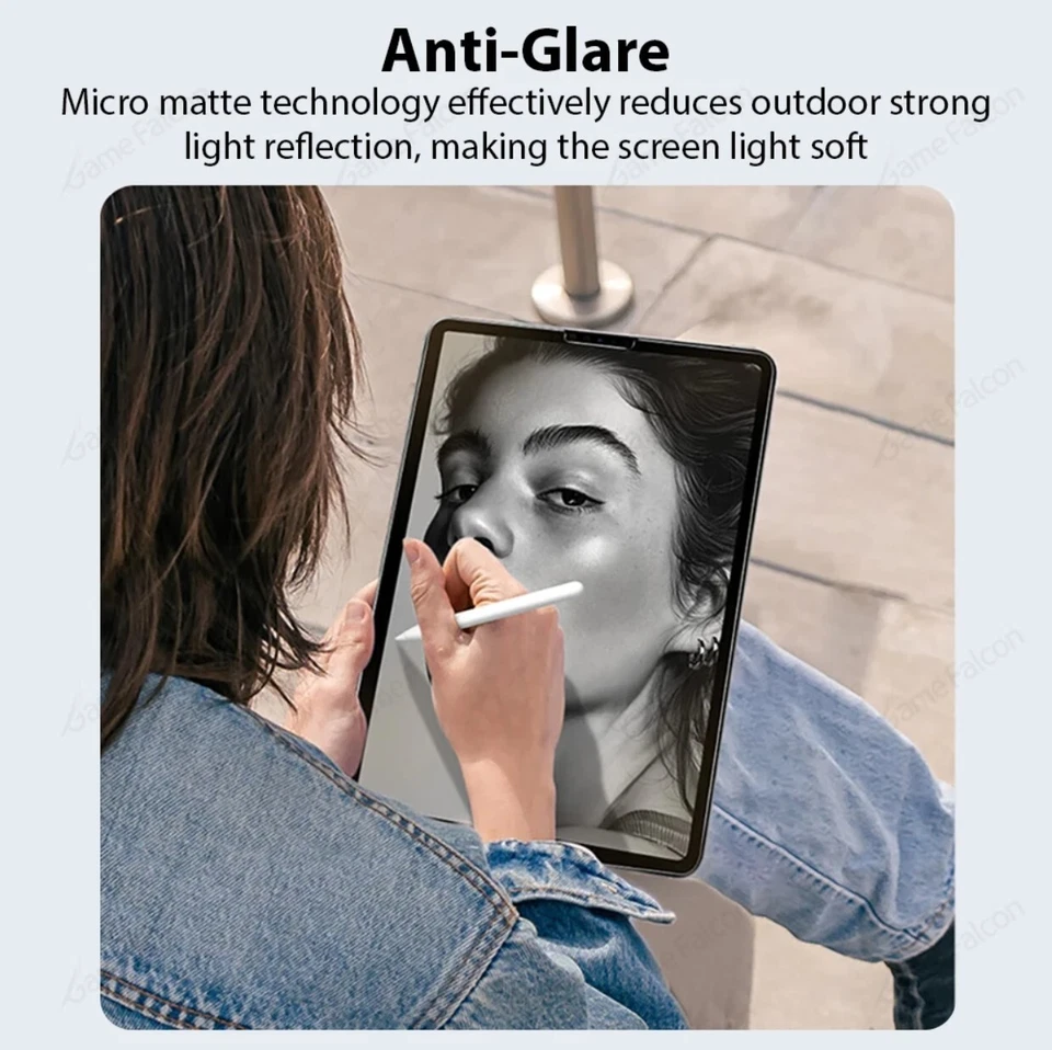 2x Papierfolie iPad 9/10 Air 3/4/5/6 Pro 11 13 Zoll like paper Schutzfolie - Bild 3 von 4