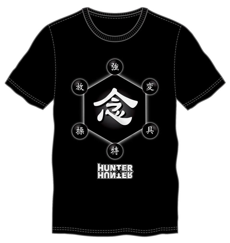 ** Легальная ** Футболка Hunter X Hunter Anime Nen - Six Types of Aura Authentic TS4HM9