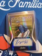 2022 Panini Absolute Baseball Sherten Apostel Absolute Ink Auto/75 Rangers
