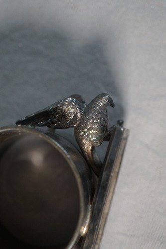 Antique Rogers. Bro Victorian Silver Plate Winged Birds Napkin Ring/Holder - Picture 8 of 14