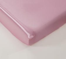 EHP Super Soft  Silky Satin Crib Fitted Sheet 28" X 52"  9", Solid/Deep Pocket