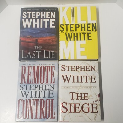Stephen White Lot of 4 Alan Gregory Series Hardcover Books Very Good | eBay