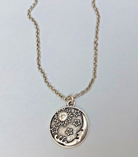 NEW HANDMADE SUNDANCE CHARM ANTIQUE SILVER NECKLACE ARTISAN JEWELRY