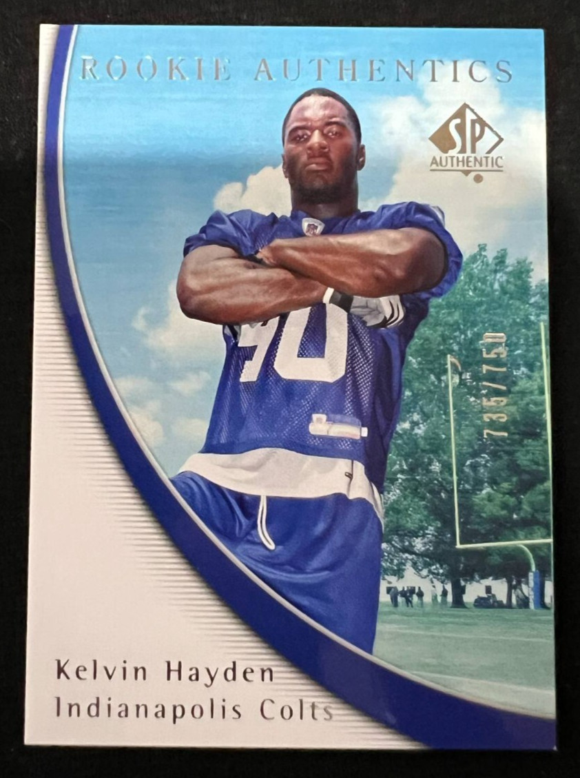 Kelvin Hayden SP Authentic #118 Base