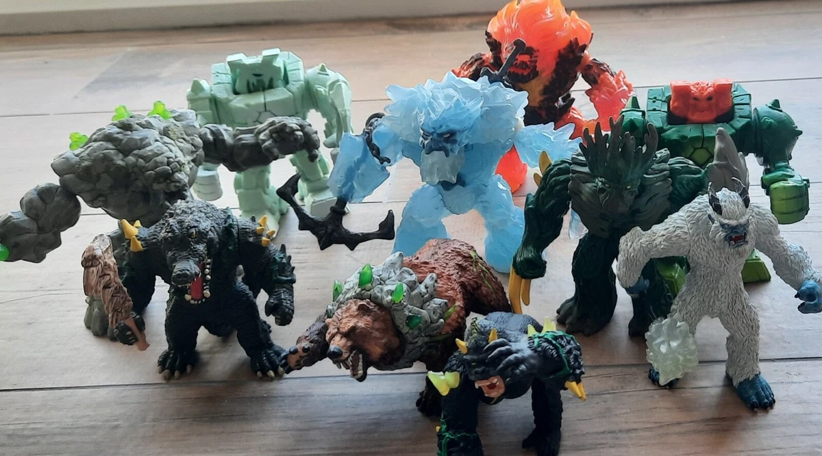 SCHLEICH Stone Ice Lava Monster Giant Robot eldrador creatures action figures