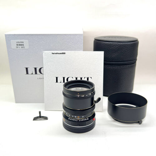 Obiettivo leggero Lab Cooke Speed Panchro 50 mm F2 SP2 obiettivo fotocamera ottone nero Leica M11 - Foto 1 di 5