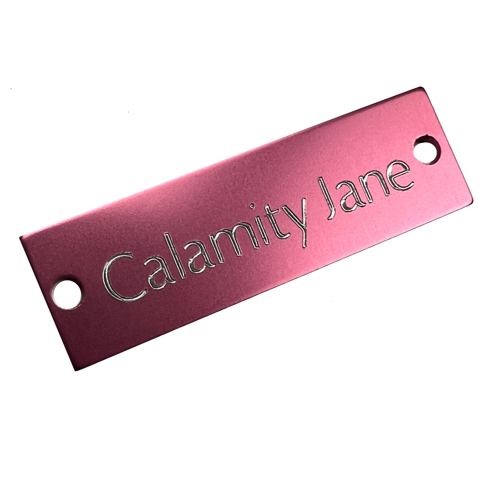 Custom Engraved Tags Personalized NAME PLATE ID Tags Four Colors Nameplate MINI