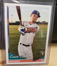 Evan Carter SP Image Variation Topps 2024 Archives Card# 223 Rookie RC