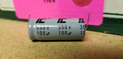 2 pcs. Electrolytic Capacitor 100uf 350V TTAM S85 deg C  **NEW**