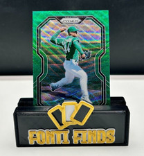 2021 Panini Prizm Baseball Jesus Luzardo Green Wave #83 Athletics