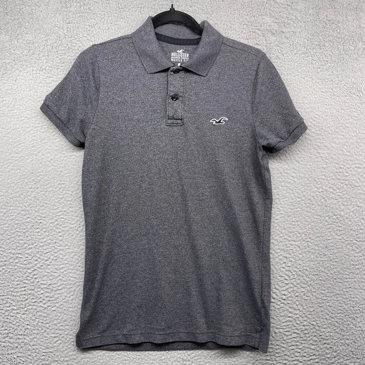 Hollister muscle fit polo sale