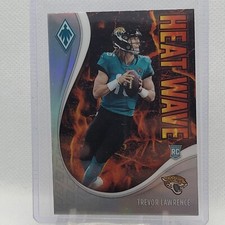 2021 Panini Phoenix Football Trevor Lawrence Heat Wave RC