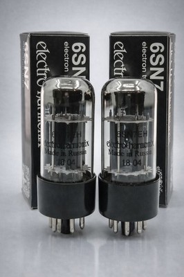 NEW GAIN MATCHED PAIRS ELECTRO-HARMONIX 6SN7GT/MAXI TESTED/(5 available)