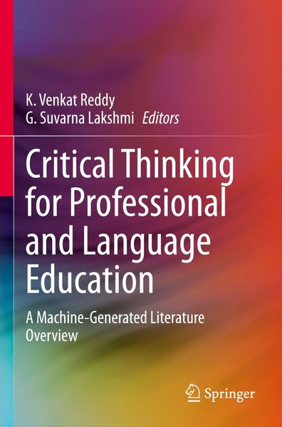 K. Venkat Reddy (U. A.) | Critical Thinking For Professional And Language...-image