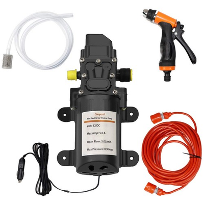 #ad Electric Pressure Washer Pump 12V 100W Portable High Pressure Power Intellig... $55.19