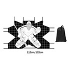 Hockey Goal Folding Equipment Easy Installation Lightweight Accuracy Hockey Net