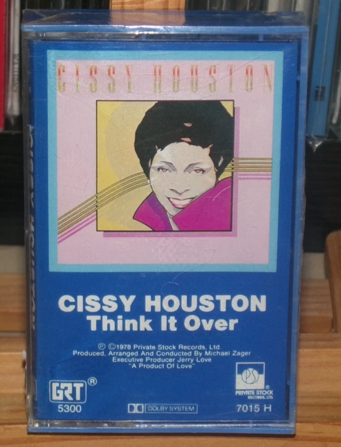 CISSY HOUSTON THINK IT OVER NEW CASSETTE WARNING DANGER AFTER YOU SOMETIMES AN - Image 4 of 4