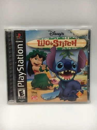 PS1 Playstation 2002 - Disney's Lilo & Stitch w/ Box & Manual (Works)