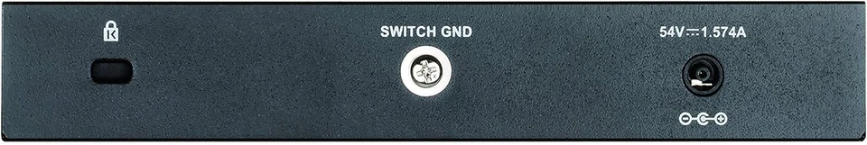 D-Link DGS-1100-08PV2/E, 8-Port Layer 2 Gigabit PoE Smart Switch (8 x 10/100/100 - Image 3 of 3
