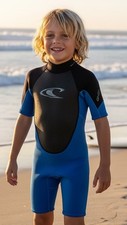 Wetsuit O&rsquo;Neill Size 6 Child Youth Boy Girl Surfing Surf Beach Half Suit Fishing