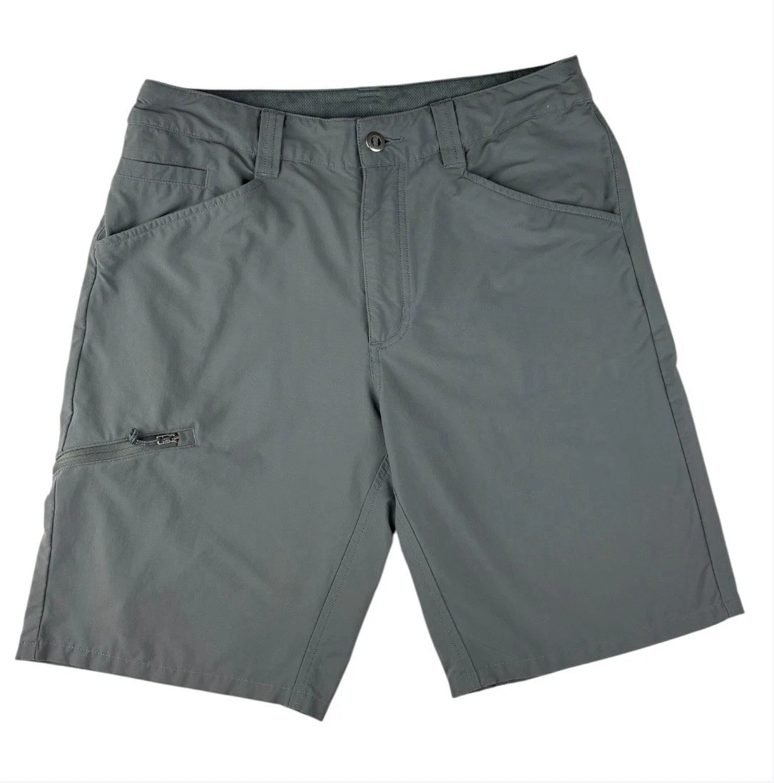 Patagonia Quandary Shorts 32 El Cap Forge Grey Hiking Outdoor 57826 10 Inseam