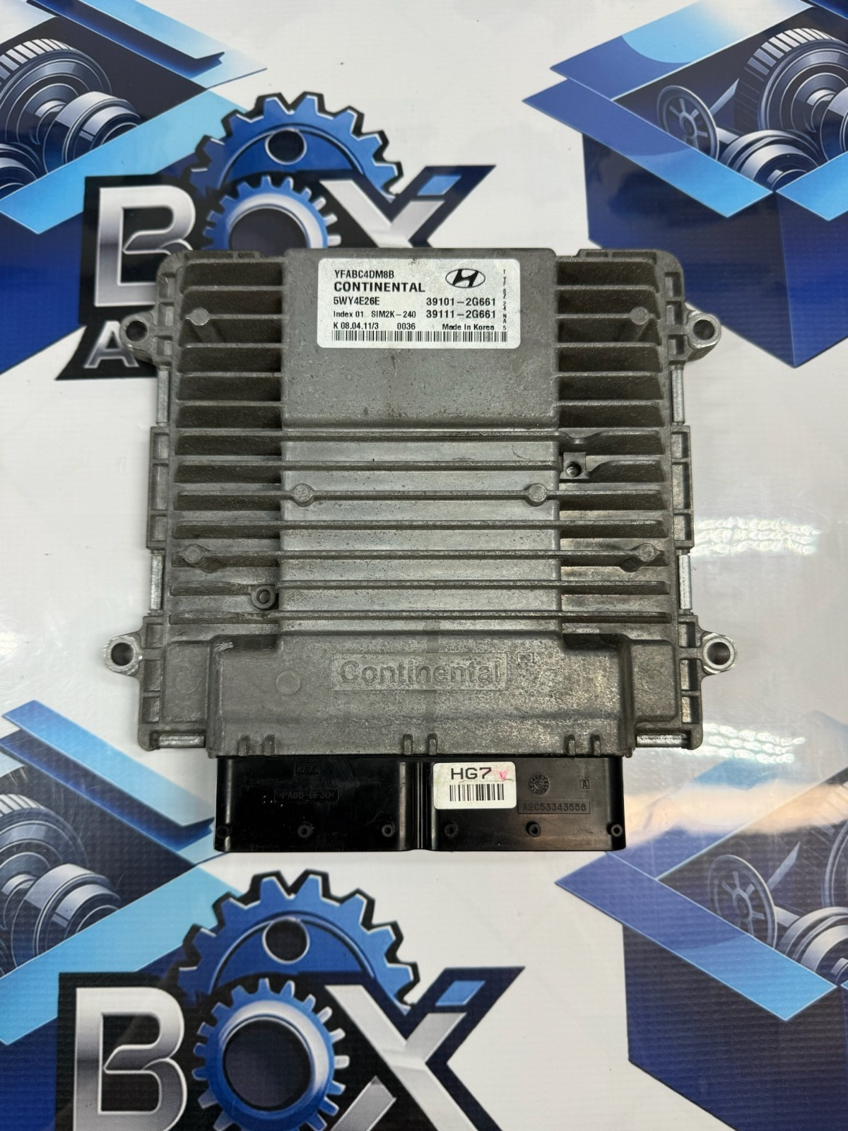 2011-14 Hyundai Sonata Engine Control 391012G661 39111-2G661 Module 123-5C3