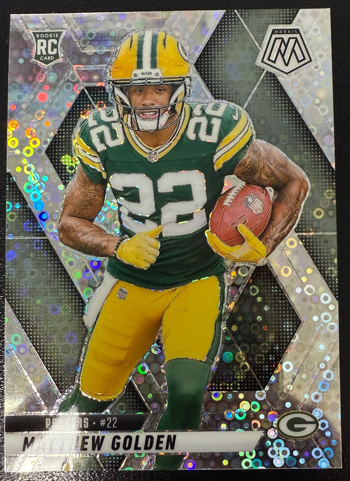 2025 Panini Mosaic MATTHEW GOLDEN Silver Disco (RC) #323