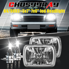 For Dodge D150 D250 D350 Ram 50 H4 Pair Dot 5x7 7x6 Inch Headlight Hilo Drl For Dodge D150 D250 D350 Ram 50 H4 Pair Dot 5x7 7x6 Inch Headlight Hilo Drl