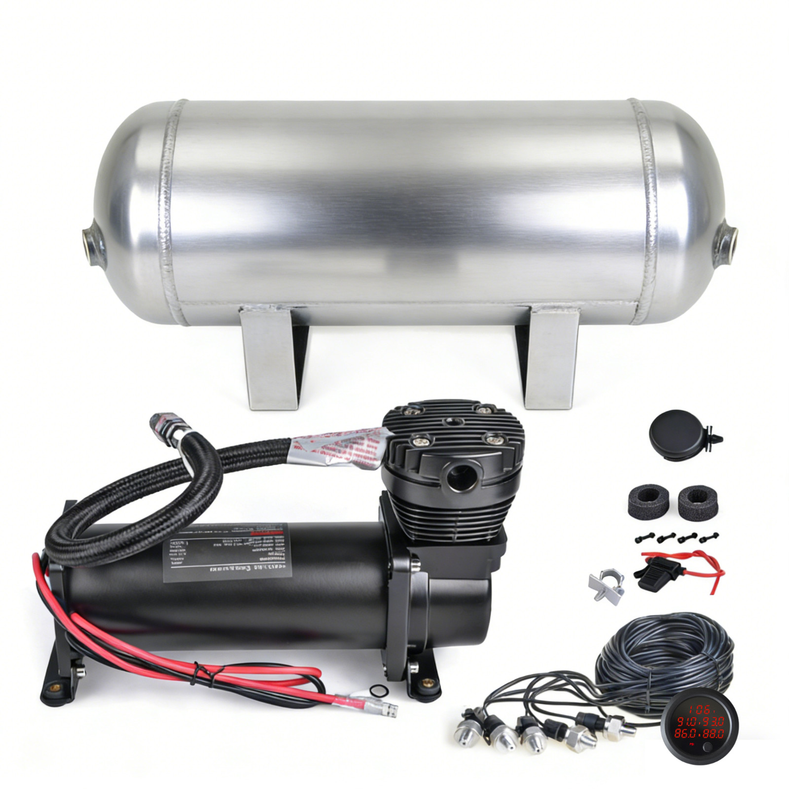 + 3 Gallon Tank & 5-display Gauge For Vehicles